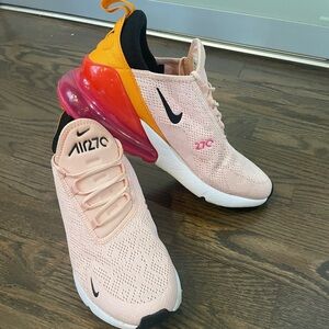 Nike Air Max 270 Pink and Orange Women's Shoes